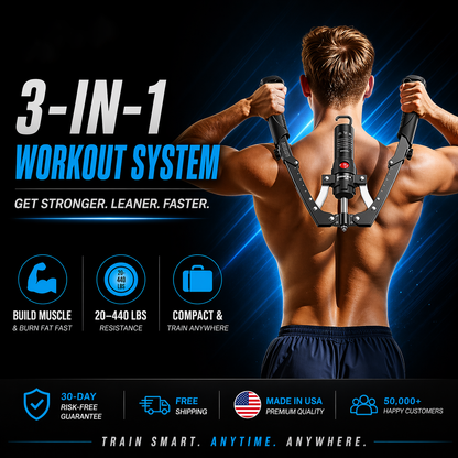 Fitzoraz® Muscle Trainer – Adjustable Resistance Trainer for Home Gym