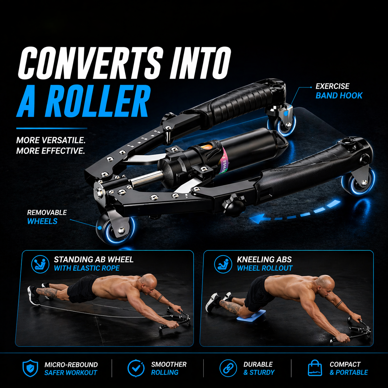 Fitzoraz® Muscle Trainer – Adjustable Resistance Trainer for Home Gym